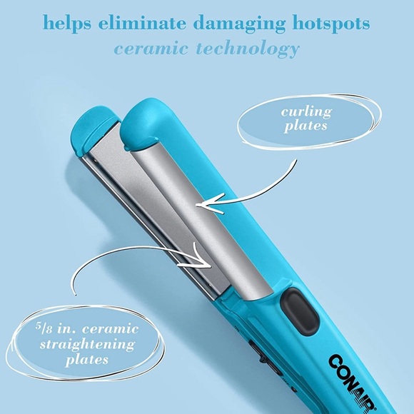 Conair Mini Pro 2 in 1 Ceramic Styler - Picture 7 of 8